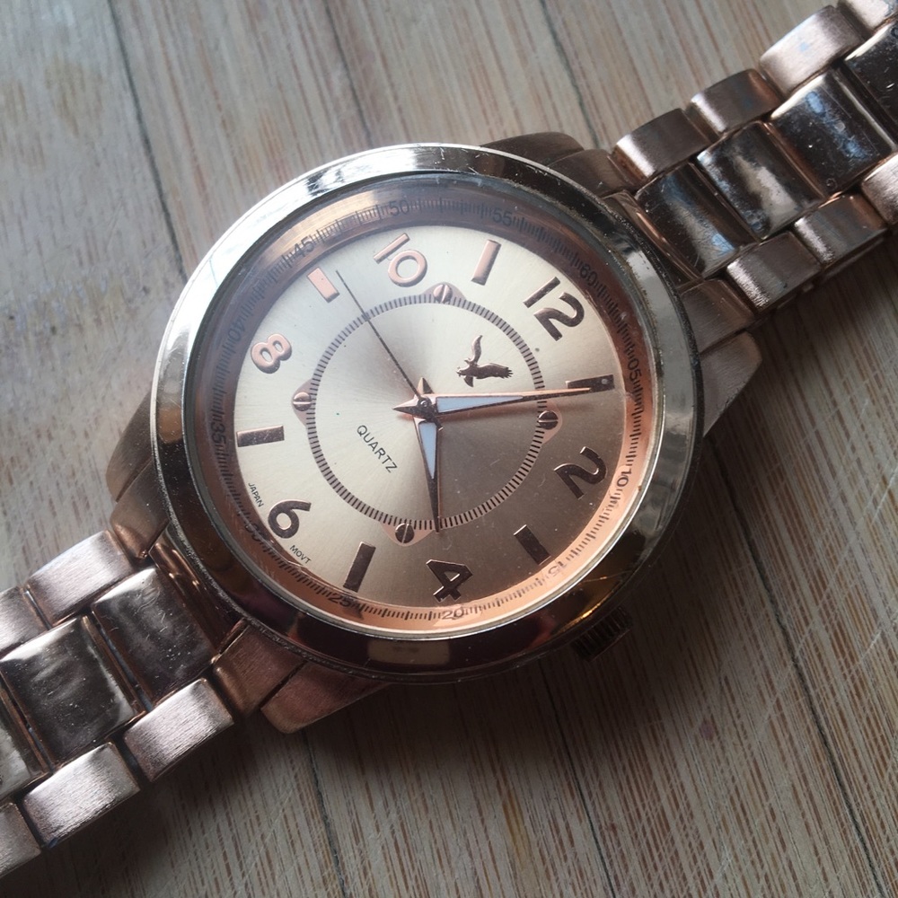American Eagle Rose Gold Watch